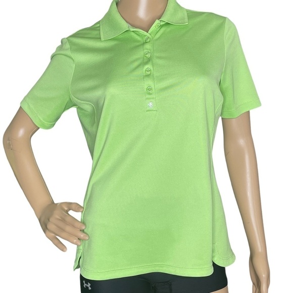 Izod Golf green polo short sleeves medium - Picture 1 of 6